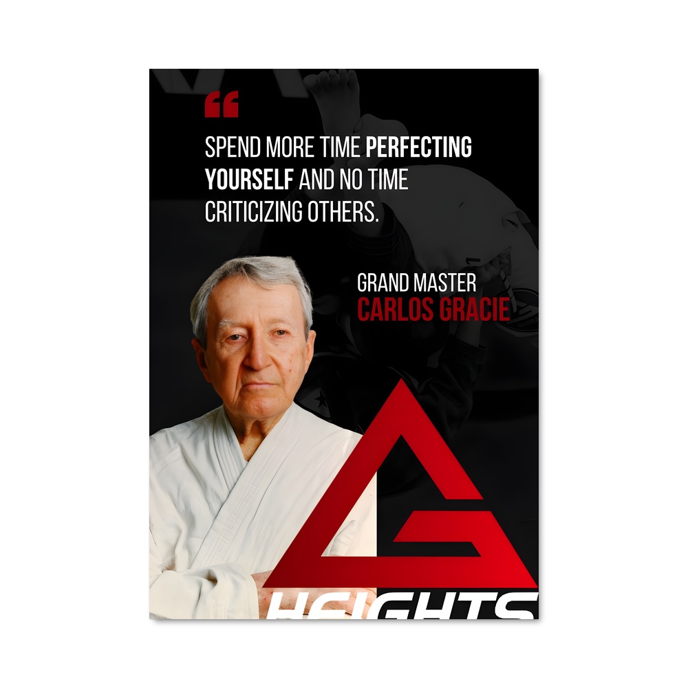 Poster Gracie Jiu-Jitsu – affiche Jiu-jitsu brésilien